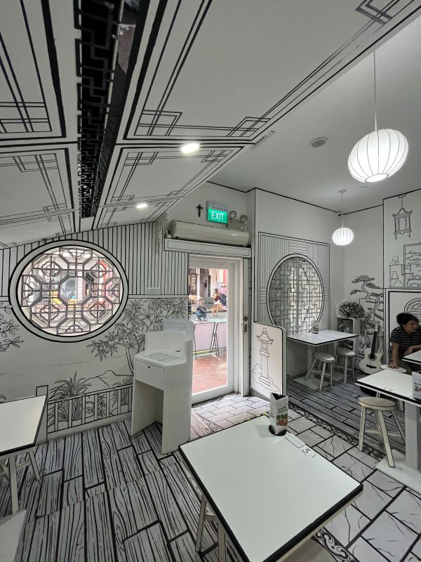 Singapour – Café Monochrome 2D