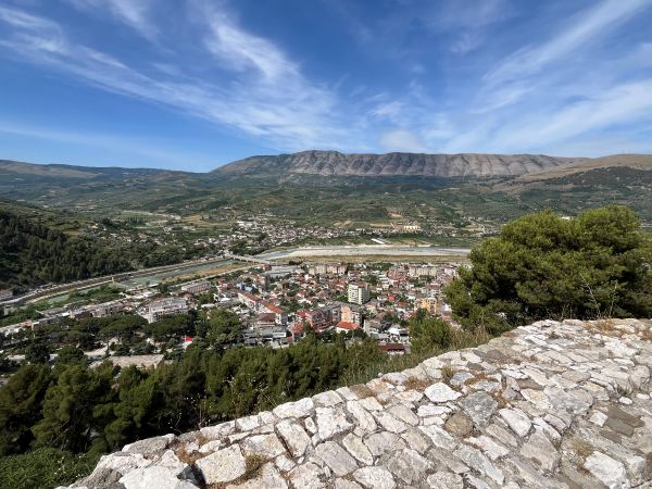 Vue de Berat du château de Berat