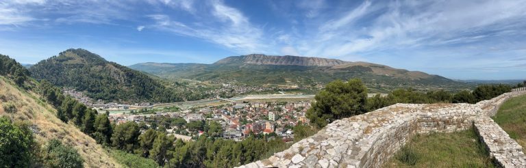 Vue de Berat du château de Berat