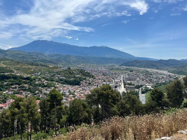 Vue de Berat du château de Berat