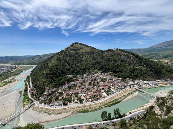 Vue de Berat du château de Berat